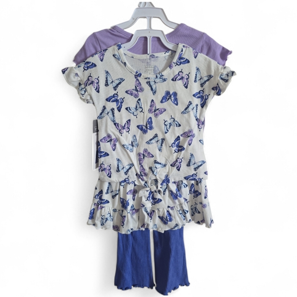 Berkley Jensen Toddler Girls 4-piece set size 2T - Picture 2 of 3